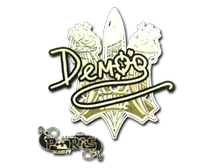 Sticker | DemQQ (Gold) | Paris 2023