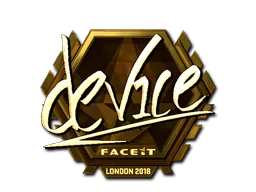 Sticker | device (Gold) | London 2018