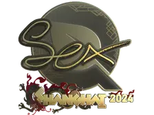 Sticker | dexter (Gold) | Shanghai 2024