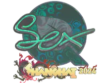 Sticker | dexter (Holo) | Shanghai 2024