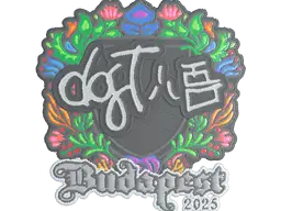 Sticker | dgt (Embroidered) | Budapest 2025