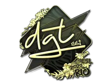 Sticker | dgt (Gold) | Rio 2022