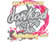 Sticker | donk (Glitter, Champion) | Shanghai 2024