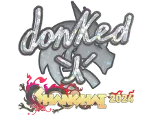 Sticker | donk (Glitter) | Shanghai 2024