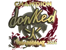 Sticker | donk (Gold, Champion) | Shanghai 2024