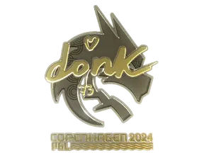 Sticker | donk (Gold) | Copenhagen 2024