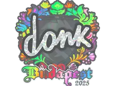 Sticker | donk (Holo) | Budapest 2025