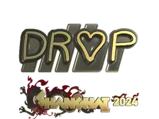 Sticker | drop (Gold) | Shanghai 2024