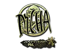 Sticker | dycha (Gold) | Antwerp 2022