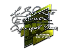 Sticker | Edward (Foil) | Boston 2018