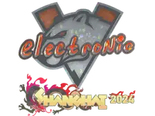 Sticker | electronic (Glitter) | Shanghai 2024