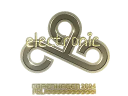 Sticker | electronic (Gold) | Copenhagen 2024