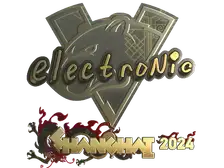 Sticker | electronic (Gold) | Shanghai 2024
