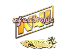 Sticker | electronic (Holo) | Antwerp 2022