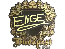 Sticker | EliGE (Gold) | Budapest 2025