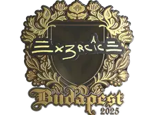 Sticker | Ex3rcice (Gold) | Budapest 2025