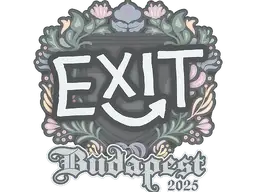 Sticker | exit | Budapest 2025