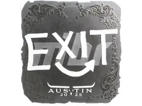Sticker | exit (Foil) | Austin 2025