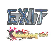 Sticker | exit (Glitter) | Shanghai 2024