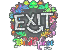 Sticker | exit (Holo) | Budapest 2025