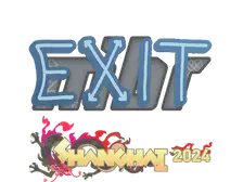Sticker | exit | Shanghai 2024