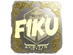 Sticker | F1KU (Gold) | Austin 2025