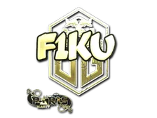 Sticker | F1KU (Gold) | Paris 2023