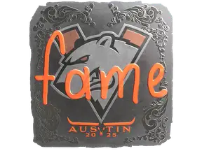 Sticker | fame (Foil) | Austin 2025