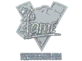 Sticker | fame (Glitter) | Copenhagen 2024