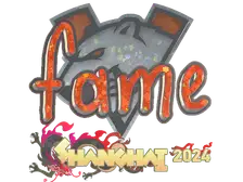 Sticker | fame (Glitter) | Shanghai 2024