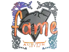 Sticker | fame (Holo) | Austin 2025