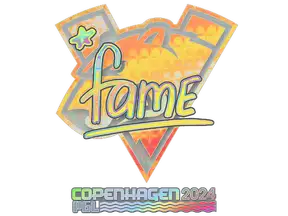 Sticker | fame (Holo) | Copenhagen 2024