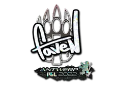Sticker | faveN (Glitter) | Antwerp 2022