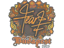 Sticker | fEAR | Budapest 2025