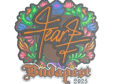 Sticker | fEAR (Embroidered) | Budapest 2025