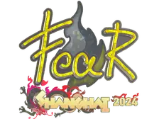 Sticker | fEAR (Glitter) | Shanghai 2024