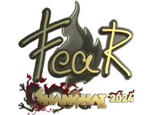 Sticker | fEAR (Gold) | Shanghai 2024