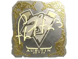 Sticker | FL1T (Gold) | Austin 2025