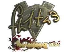 Sticker | FL1T (Gold) | Shanghai 2024