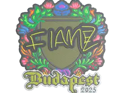 Sticker | FlameZ (Embroidered) | Budapest 2025