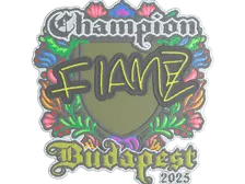 Sticker | FlameZ (Embroidered, Champion) | Budapest 2025
