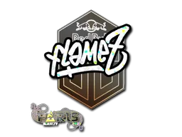 Sticker | FlameZ (Glitter) | Paris 2023