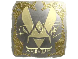 Sticker | FlameZ (Gold) | Austin 2025
