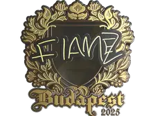 Sticker | FlameZ (Gold) | Budapest 2025