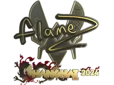 Sticker | FlameZ (Gold) | Shanghai 2024