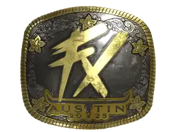Sticker | Fluxo (Gold) | Austin 2025
