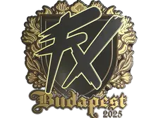 Sticker | Fluxo (Gold) | Budapest 2025