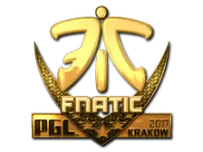 Sticker | Fnatic (Gold) | Krakow 2017