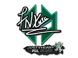 Sticker | fnx (Glitter) | Antwerp 2022