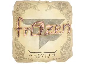 Sticker | frozen | Austin 2025